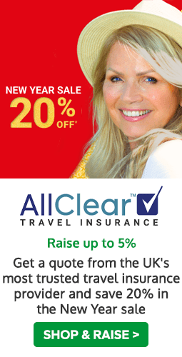 Offer from AllClear Travel Insurance